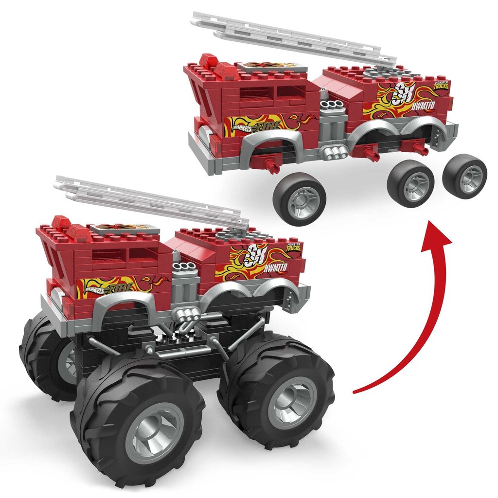 Spēļu komplekts MEGA 5 alarm monster truck & ATV HHD19 цена и информация | Attīstošās rotaļlietas | 220.lv