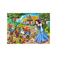 Puzle 120 Snow White and the Seven Dwarfs 13401 cena un informācija | Puzles, 3D puzles | 220.lv