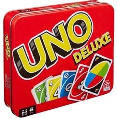 Карточная игра UNO Deluxe цена и информация | Настольная игра | 220.lv