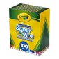 Marķieru komplekts Super Tips Crayola (100 vienības) cena un informācija | Modelēšanas un zīmēšanas piederumi | 220.lv