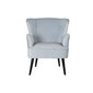 Atzveltnes krēsls DKD Home Decor Melns Metāls Debesu zils (76 x 76 x 82 cm) cena un informācija | Atpūtas krēsli | 220.lv