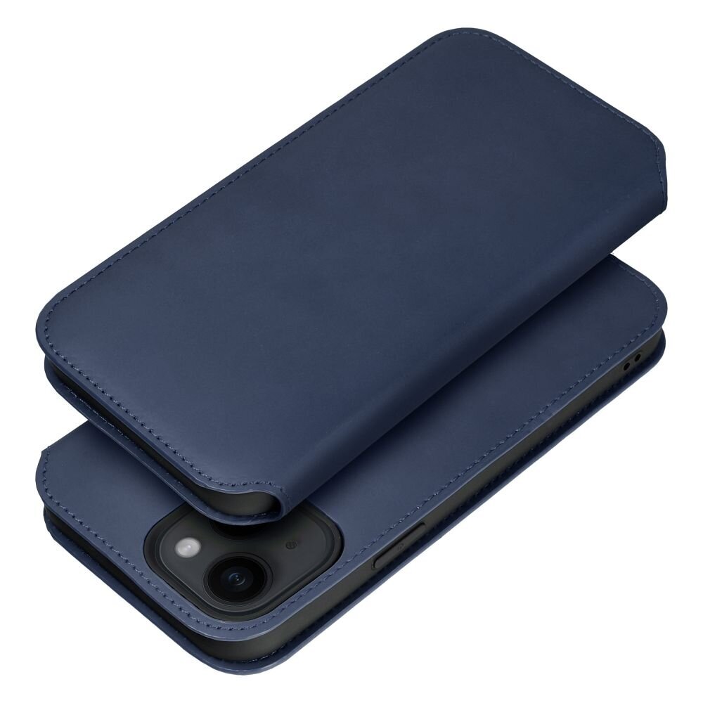 Dual pocket book for IPHONE 14 PRO MAX tumši zilā krāsā цена и информация | Telefonu vāciņi, maciņi | 220.lv