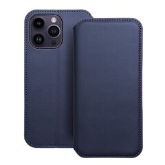 Dual pocket book for IPHONE 14 PRO MAX tumši zilā krāsā цена и информация | Чехлы для телефонов | 220.lv