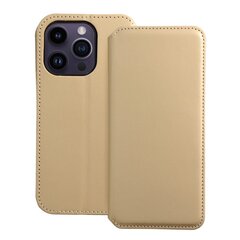 Dual pocket book for IPHONE 14 PRO zelta krāsā cena un informācija | Telefonu vāciņi, maciņi | 220.lv