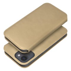 Dual pocket book for IPHONE 14 PLUS zelta krāsā cena un informācija | Telefonu vāciņi, maciņi | 220.lv