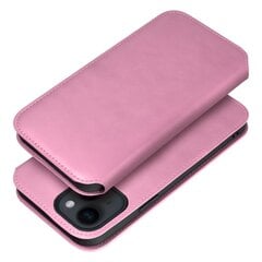 Dual pocket book for IPHONE 14 PLUS gaiši rozā krāsā cena un informācija | Telefonu vāciņi, maciņi | 220.lv