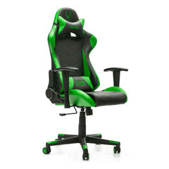 Стул Gaming Woxter GM26-071, черный / зеленый цена и информация | Офисные кресла | 220.lv