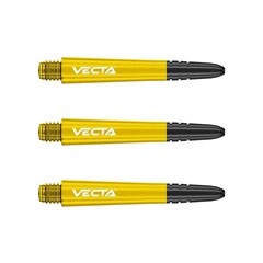 Древки Winmau Vecta, средние, 37 мм, желтые цена и информация | Дартс | 220.lv