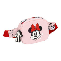 Сумка на пояс Minnie Mouse Me time 14 x 11 x 4 cm Розовый цена и информация | Аксессуары для детей  | 220.lv