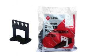 Система выравнивания плитки (СВП) KARO, 1.5мм 100шт. цена и информация | Механические инструменты | 220.lv