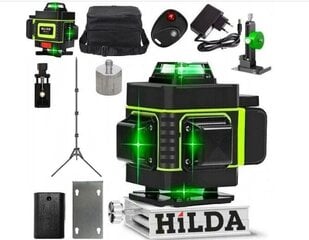 Линейный лазерный уровень IP54 Hilda 360° цена и информация | Механические инструменты | 220.lv