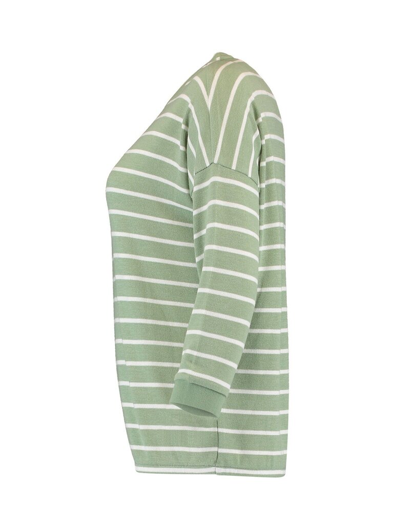 Zabaione sieviešu džemperis TINA TSP*01, gaiši zaļš/balts 4067218109969 cena un informācija | Sieviešu džemperi | 220.lv