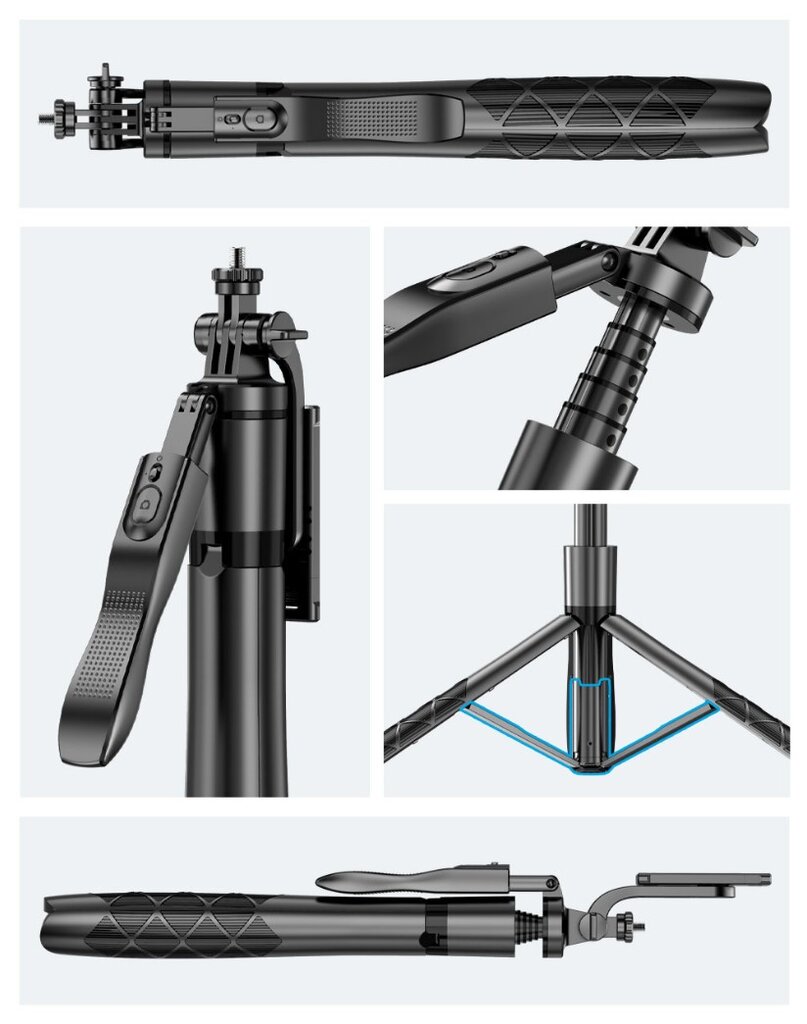 Pašbilžu nūja L16 cena un informācija | Selfie Sticks | 220.lv