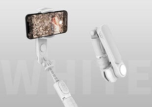 Палка для селфи со стабилизатором Gimbal Cyke Q09 со штативом, подсветкой и приложением (selfie stick) цена и информация | Моноподы для селфи («Selfie sticks») | 220.lv