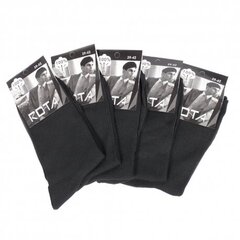 Мужские носки 9965, 5 пар, чёрные  цена и информация | Мужские носки | 220.lv