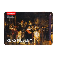 Krāsainu zīmuļu komplekts Bruynzeel Rembrandt 50 krāsas, metāla kastīte cena un informācija | Modelēšanas un zīmēšanas piederumi | 220.lv