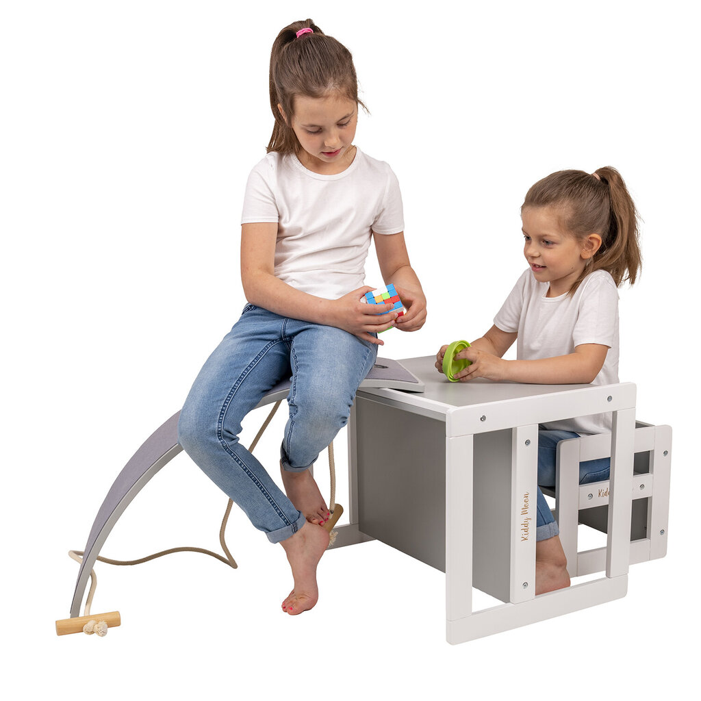 KiddyMoon Bērnu galds ar krēslu cena un informācija | Bērnu krēsliņi un bērnu galdiņi | 220.lv
