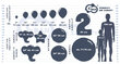 13"/33cm Balonu komplekts 5 gab "Happy Birthday" 1607 цена и информация | Baloni | 220.lv