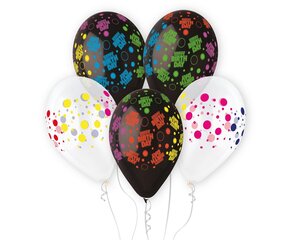 13"/33cm Balonu komplekts 5 gab "Happy Birthday" 1607 cena un informācija | Baloni | 220.lv