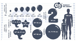 Набор воздушных шаров «Baby Shower», 6 шт, 11"/28см, 48135 цена и информация | Шарики | 220.lv