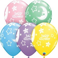 11"/28cm Balonu komplekts 6gb "Baby Shower" 48135 cena un informācija | Baloni | 220.lv