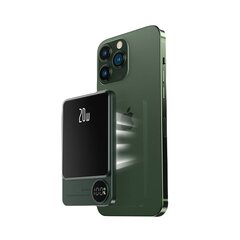 Bezvadu magnētiskā mobilā barošanas banka ar LED displeju 2 in 1, Cyke Q9 Plus 10000mAh 20W (Power Bank) cena un informācija | Lādētāji-akumulatori (Power bank) | 220.lv