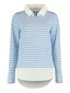 Hailys sieviešu džemperis 2in1 LINDA DZ/PL*09, gaiši zils/balts 4067218181996 cena un informācija | Sieviešu džemperi | 220.lv