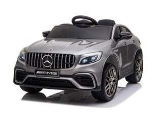 Детский электромобиль Mercedes GLC63 S, серый глянцевый цена и информация | Электромобили для детей | 220.lv