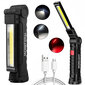 Pārbaudes lampa LED COB zibspuldze ar sarkanu lampu cena un informācija | Lukturi | 220.lv