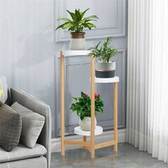 Moderns bambusa augu statīvs цена и информация | Подставки для цветов, держатели для вазонов | 220.lv