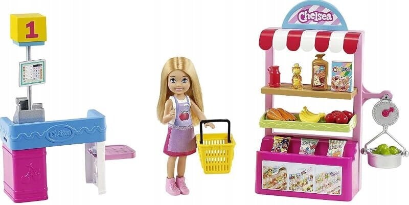 Barbie Chelsea veikals GTN67 cena un informācija | Rotaļlietas meitenēm | 220.lv
