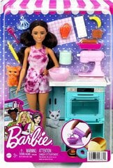 Кукла Барби шеф-повар с котенком HCD43 цена и информация | Игрушки для девочек | 220.lv