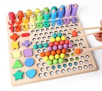 Montessori koka puzle цена и информация | Attīstošās rotaļlietas | 220.lv