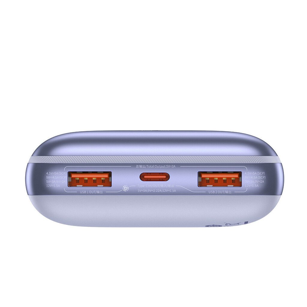 Baseus Pro 20000 mAh 22.5 W USB Type A - USB Type C 3 A 0.3 m (PPBD040305) cena un informācija | Lādētāji-akumulatori (Power bank) | 220.lv