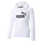 Puma bērnu sporta krekls 587030*02, balts/melns 4063697163430 cena un informācija | Jakas, džemperi, žaketes, vestes meitenēm | 220.lv