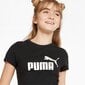 Puma bērnu T-krekls Essentials+ Logo Youth 846953*01, melns 4064535379839 cena un informācija | Krekli, bodiji, blūzes meitenēm | 220.lv