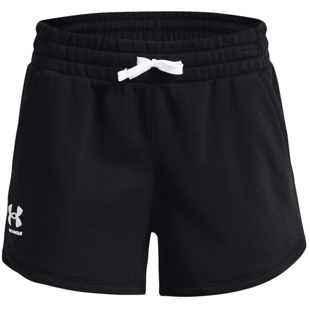 Under Armour Rival Fleece Short, Women's shorts, Melna цена и информация | Sporta apģērbs sievietēm | 220.lv