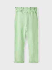 Детские брюки Name It 13215346*01, светло-зелёные цена и информация | Штаны для девочек | 220.lv