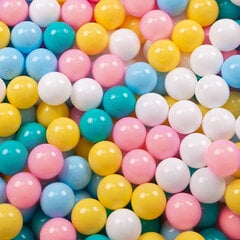 Игровой набор с туннелем Selonis 3в1 со 100 шариками для детей, разноцветный: белый/желтый/голубой/розовый/бирюзовый цена и информация | Игрушки для малышей | 220.lv