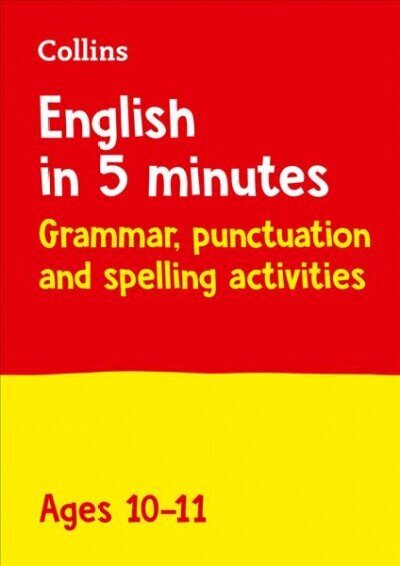 English in 5 Minutes a Day Age 10-11: Ideal for Use at Home цена и информация | Grāmatas pusaudžiem un jauniešiem | 220.lv