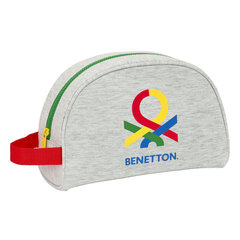 Школьный несессер Benetton Pop Серый (28 x 18 x 10 cm) цена и информация | Школьные рюкзаки, спортивные сумки | 220.lv