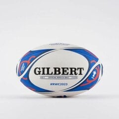 Мяч для регби Gilbert rwc 2023, 5 размер цена и информация | Гандбол | 220.lv