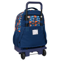 Школьный рюкзак с колесиками Hot Wheels Speed club Оранжевый (33 x 45 x 22 cm) цена и информация | Школьные рюкзаки, спортивные сумки | 220.lv