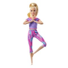 Lelle Barbie® Made to Move™ – blondīne cena un informācija | Rotaļlietas meitenēm | 220.lv