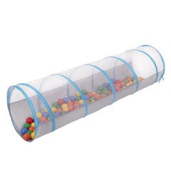 Складной туннель со 200 шариками Selonis, серо-синий: желтый/зеленый/синий/красный/оранжевый цена и информация | Игрушки для малышей | 220.lv