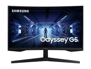 Samsung Odyssey G5 LC27G55TQBUXEN kaina ir informacija | Monitori | 220.lv