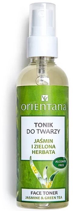 Sejas toniks Orientana Jasmine and Green Tea, 100 ml cena un informācija | Sejas ādas kopšana | 220.lv
