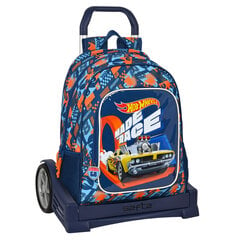 Школьный рюкзак с колесиками Hot Wheels Speed club, 32 x 42 x 14 см цена и информация | Школьные рюкзаки, спортивные сумки | 220.lv