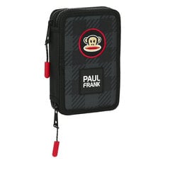 Школьный пенал с аксессуарами Paul Frank Campers, черный, 2.5 x 19.5 x 4 см, 28 шт цена и информация | Пеналы | 220.lv