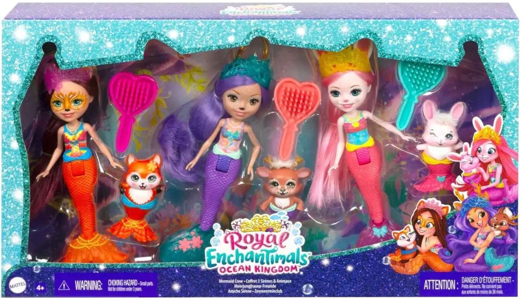 Mattel - Royal Enchantimals Ocean Kingdom lelles nāriņas цена и информация | Rotaļlietas meitenēm | 220.lv